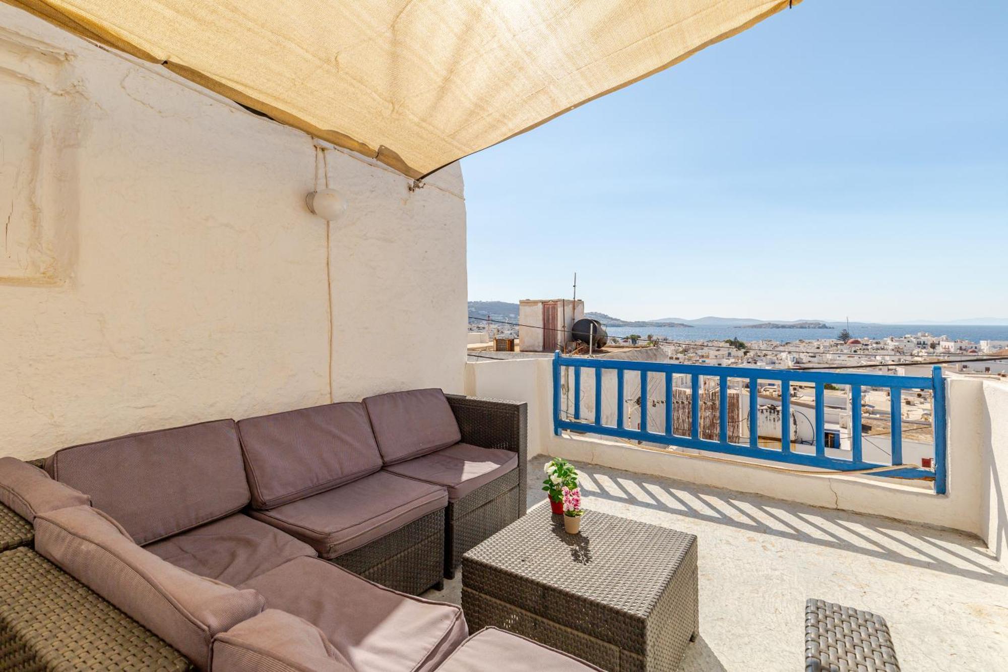 Elenitas Town House With Veranda And Sea View Mykonos Town Exterior photo