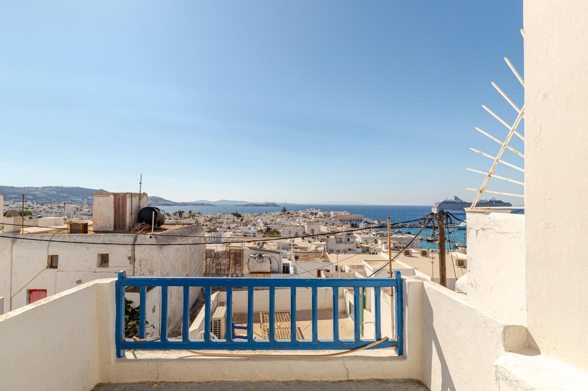 Elenitas Town House With Veranda And Sea View Mykonos Town Exterior photo