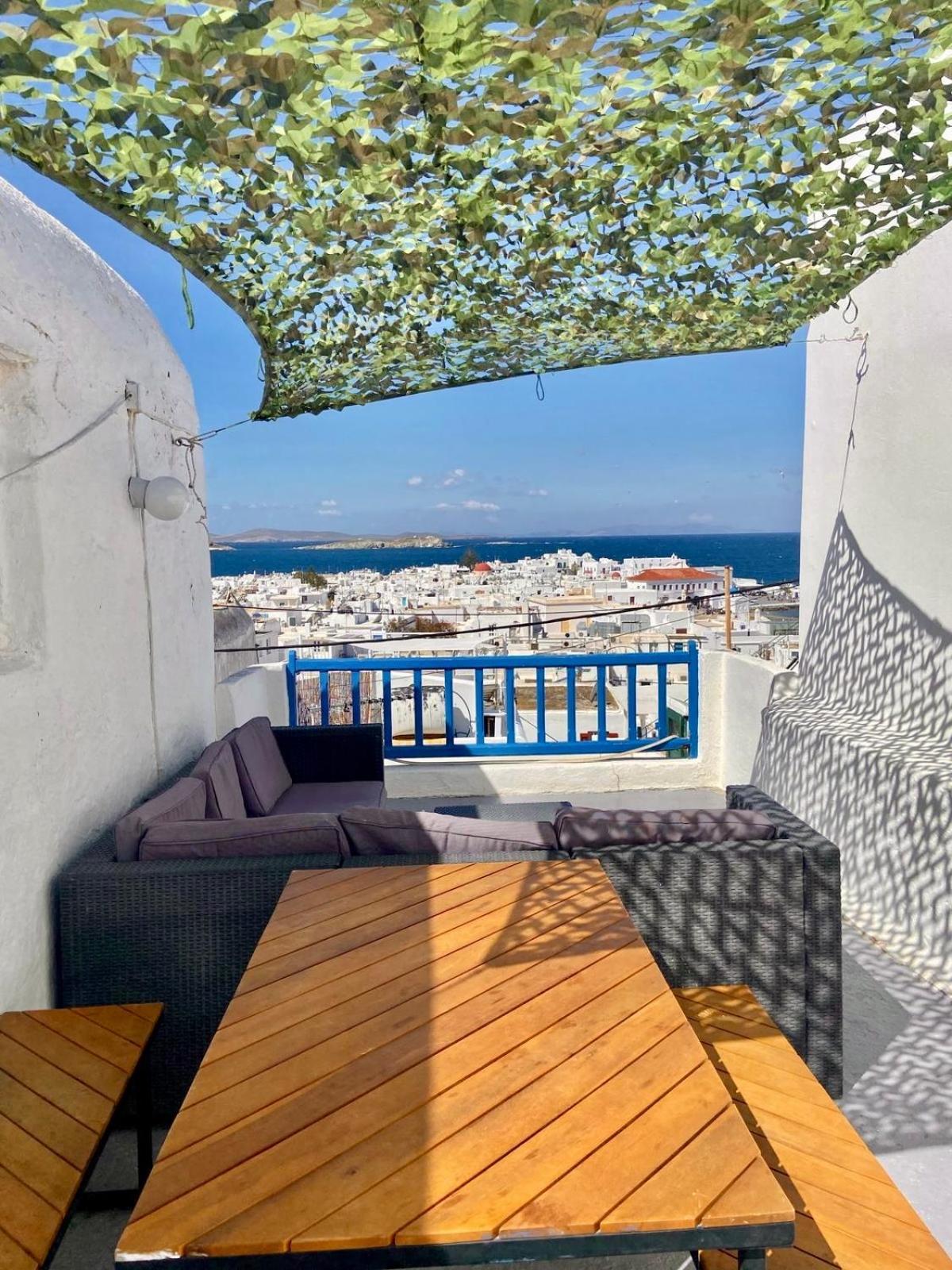 Elenitas Town House With Veranda And Sea View Mykonos Town Exterior photo