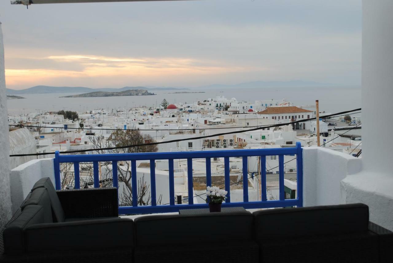 Elenitas Town House With Veranda And Sea View Mykonos Town Exterior photo